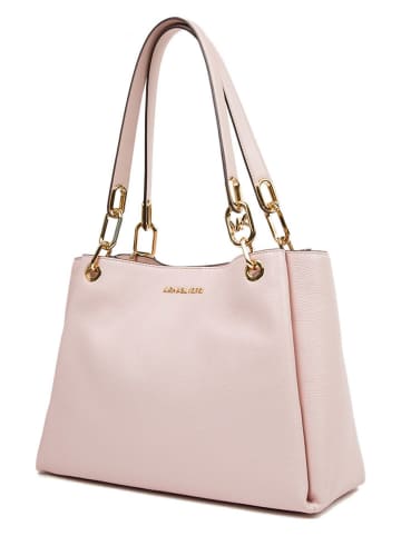 Michael Kors Skórzana torebka w kolorze jasnoróżowym - 36 x 27 x 14 cm