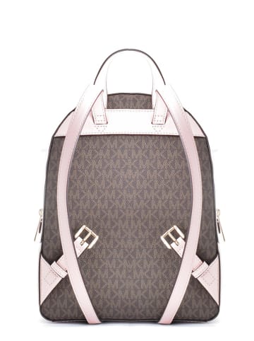 Michael Kors Rugzak bruin/lichtroze - (B)22 x (H)30.5 x (D)11 cm
