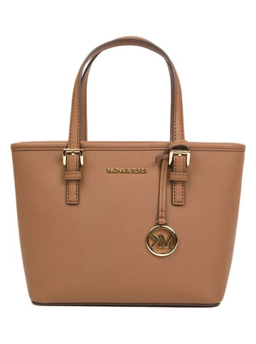 Michael Kors Leder-Henkeltasche in Camel - (B)27,5 x (H)19 x (T)10 cm