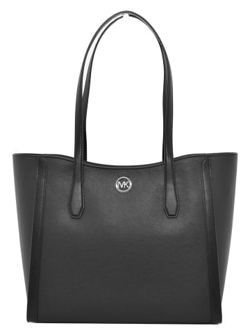 Michael Kors Skórzana torebka w kolorze czarnym - 40 x 28 x 11 cm