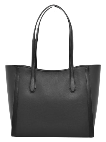 Michael Kors Skórzana torebka w kolorze czarnym - 40 x 28 x 11 cm