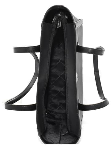 Michael Kors Leder-Schultertasche in Schwarz - (B)40 x (H)28 x (T)11 cm