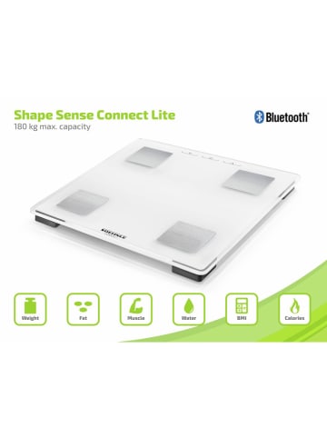 Soehnle Lichaamsanalyse-weegschaal "PWD Shape Sense Connect Lite" wit - (L)30 x (B)30