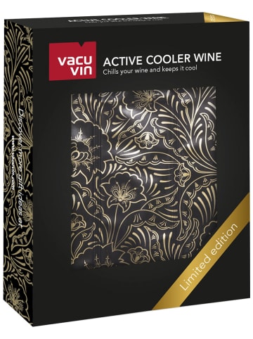 Vacu Vin Wijnkoeler zwart/goudkleurig - (H)17,6 x Ø 9,5 cm
