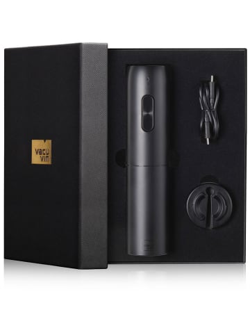 Vacu Vin Elektrischer Korkenzieher in Schwarz - (H)20 x Ø 4,3 cm