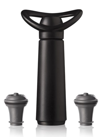Vacu Vin 3-delige wijnpompset zwart