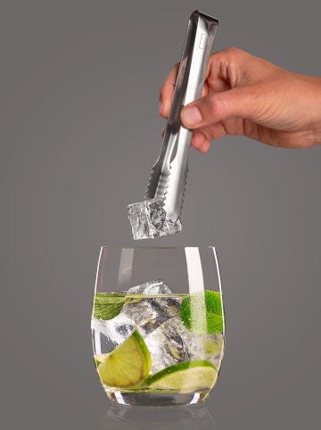 Vacu Vin 2er-Set: Eiszangen in Silber - (L)24 cm