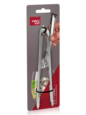 Vacu Vin 2er-Set: Eiszangen in Silber - (L)24 cm
