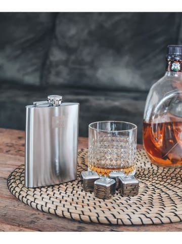 Vacu Vin Taschenflasche in Silber - 230 ml