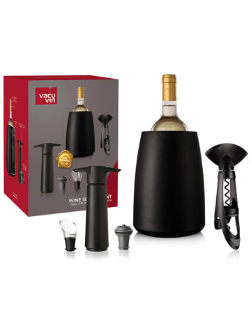 Vacu Vin 5-częściowy zestaw "Elegant" w kolorze czarnym