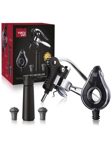 Vacu Vin 5-delige wijnaccessoireset "Air" zwart