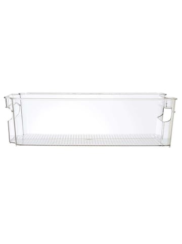 COOK CONCEPT 2er-Set: Kühlschrank-Organizer in Transparent - (B)32 x (H)9 x (T)16 cm