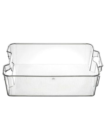 COOK CONCEPT 2-delige set: koelkastorganizers transparant - (B)21 x (H)9 x (D)32 cm