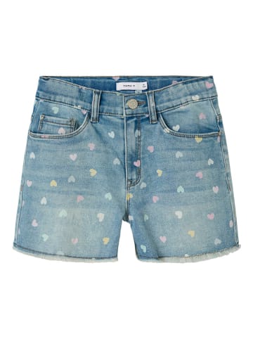 name it Spijkershort - slim fit - lichtblauw