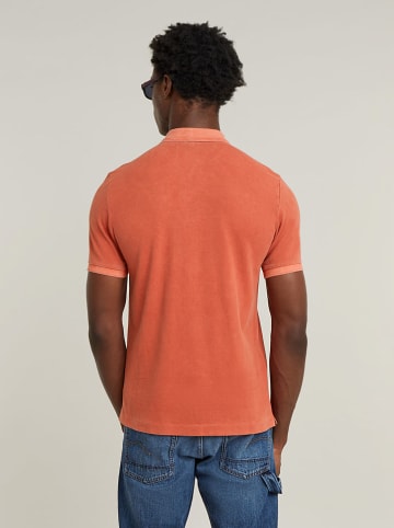 G-Star Koszulka polo w kolorze pomarańczowym