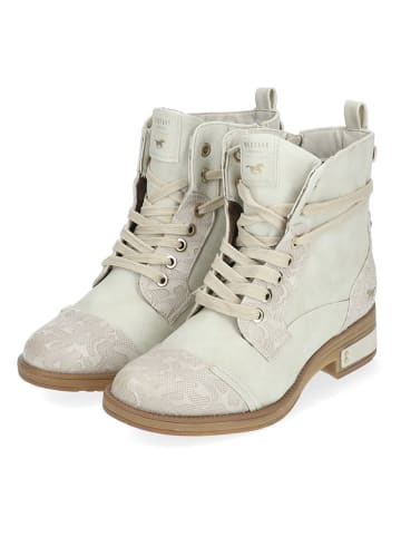 Mustang Stiefelette in Beige/ Grau