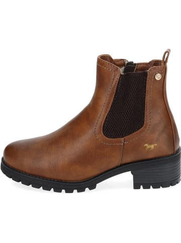 Mustang Chelsea-Boots in Hellbraun