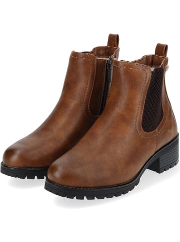 Mustang Chelsea-Boots in Hellbraun