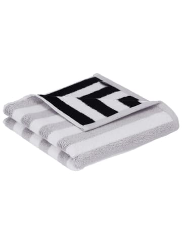 Vossen Handdoek "Calango" grijs/zwart
