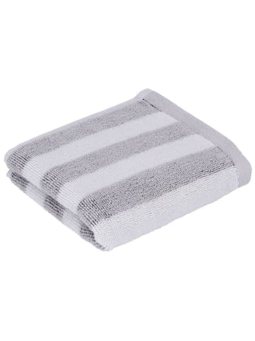 Vossen Gastendoek "Calango" lichtgrijs/wit