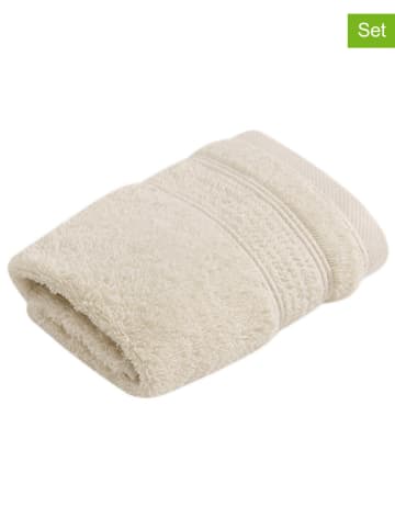 Vossen 3-delige set: washandjes "Balance" crème