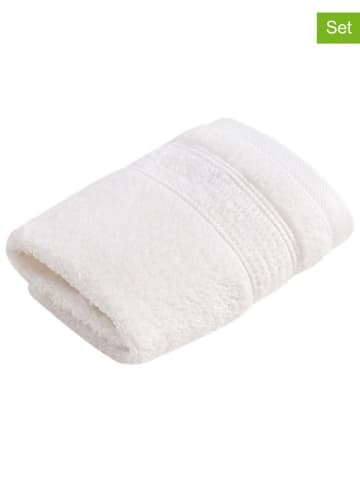 Vossen 3-delige set: washandjes "Balance" wit