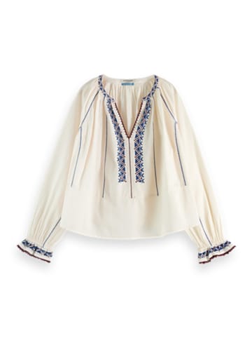 Scotch & Soda Bluse in Creme