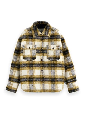 Scotch & Soda Hemdjacke in in Beige/ Schwarz