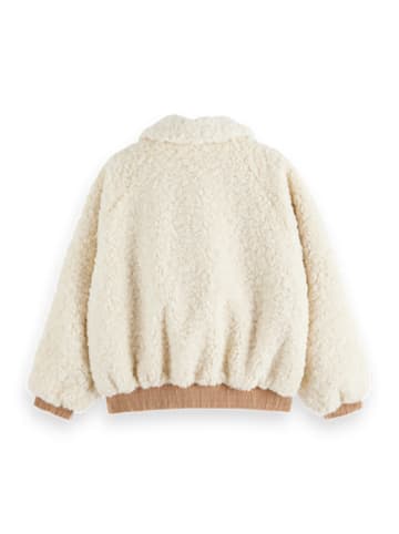 Scotch & Soda Teddyjacke in Creme