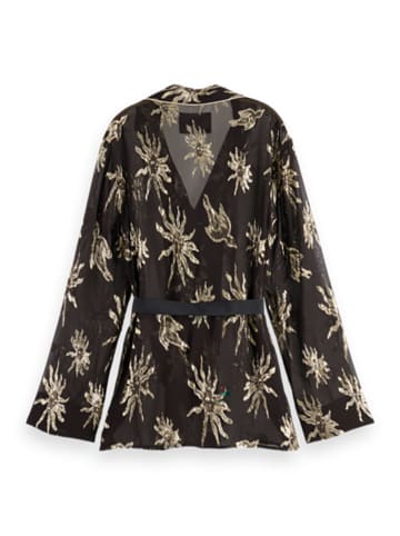 Scotch & Soda Pyjama-Oberteil in Schwarz