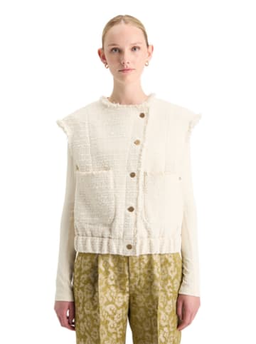 Scotch & Soda Kamizelka w kolorze kremowym