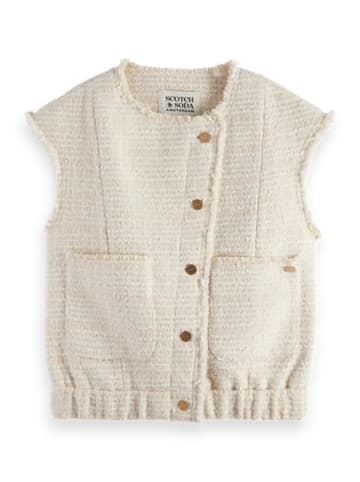 Scotch & Soda Kamizelka w kolorze kremowym