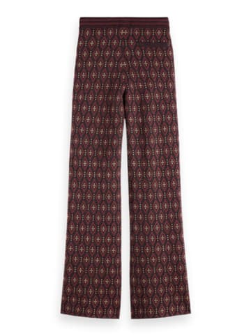 Scotch & Soda Spodnie w kolorze bordowym