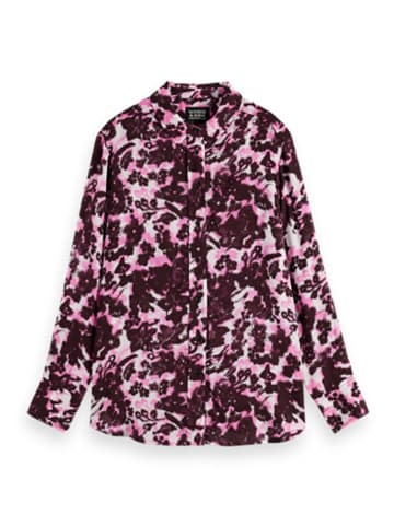 Scotch & Soda Koszula w kolorze bordowo-jasnoróżowym