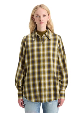 Scotch & Soda Hemd in Schwarz/ Gelb