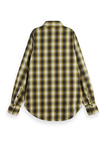 Scotch & Soda Hemd in Schwarz/ Gelb