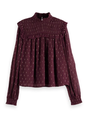 Scotch & Soda Bluse in Bordeaux