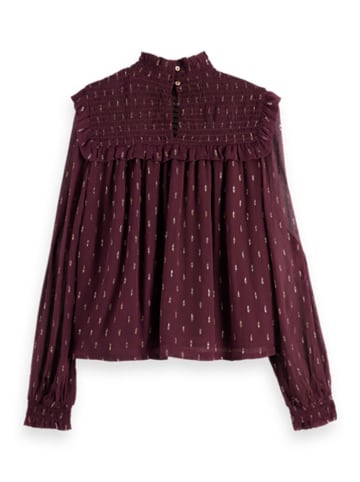 Scotch & Soda Bluse in Bordeaux