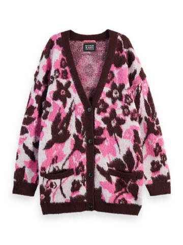 Scotch & Soda Cardigan in Bordeaux/ Rosa
