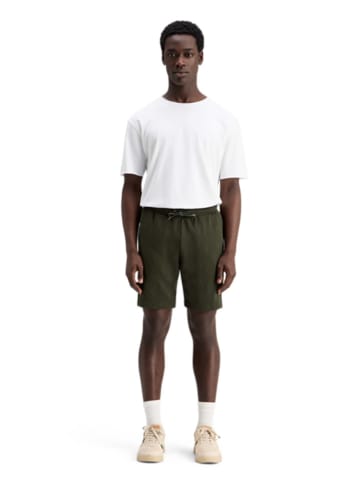 Scotch & Soda Szorty dresowe w kolorze ciemnozielonym