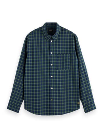 Scotch & Soda Koszula w kolorze granatowo-zielonym