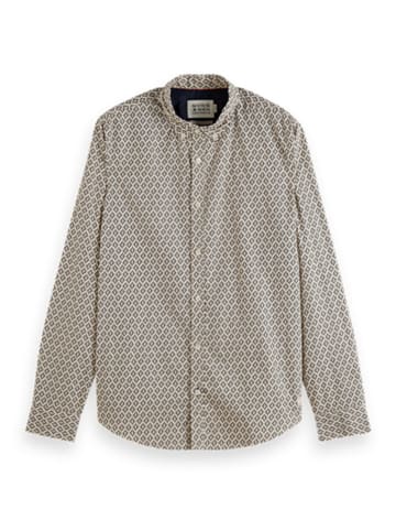 Scotch & Soda Koszula w kolorze beżowo-szarym