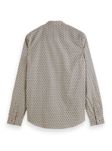 Scotch & Soda Koszula w kolorze beżowo-szarym