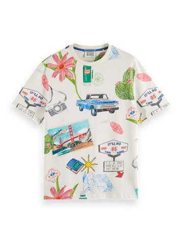 Scotch & Soda Shirt in Weiß/ Bunt