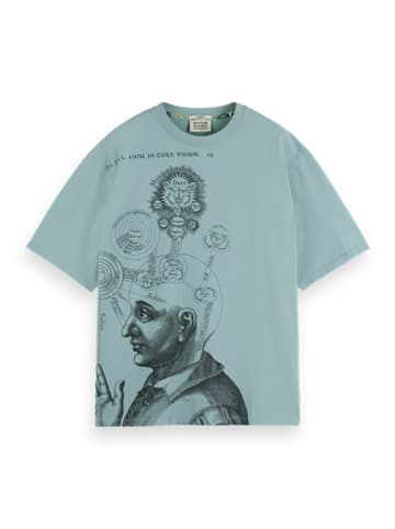 Scotch & Soda Koszulka w kolorze błękitnym