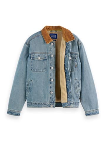 Scotch & Soda Kurtka dżinsowa w kolorze błękitnym