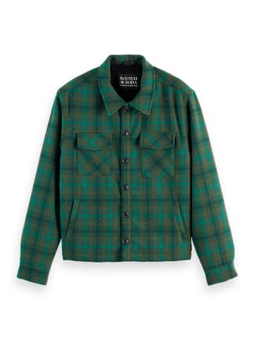 Scotch & Soda Kurtka koszulowa w kolorze zielonym
