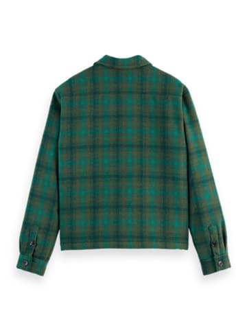 Scotch & Soda Kurtka koszulowa w kolorze zielonym