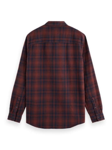 Scotch & Soda Hemd in Dunkelblau/ Rot