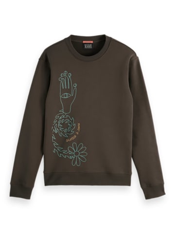 Scotch & Soda Bluza w kolorze brązowym